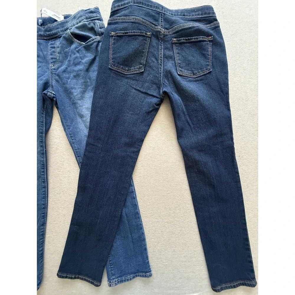 Old Navy Girls Size 10-12 Bundle 2 Jean Jeggin 1 Button Up And Sweater